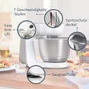 Bosch CreationLine Macchina da Cucina 3,9 L, Acciaio inossidabile, Grigio/Bianco - 3