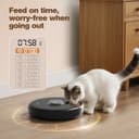 Distributore Automatico Cibo Gatti Umido: Dispenser Crocchette Gatto - Dosatore Crocchette per Gatti senza Fili - Dispenser Cibo Gatto 3AA Batteria - Distributore per Cani Timer - Refrigerazione - 4