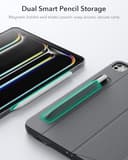 ESR for iPad Pro 13" (M5/M4) 2025/2024 Case with Keyboard, Magnetic Detachable Keyboard, Portrait/Landscape Modes, Large Click-Anywhere Trackpad, Backlit Keys, Shift Series, Dark Gray - 8