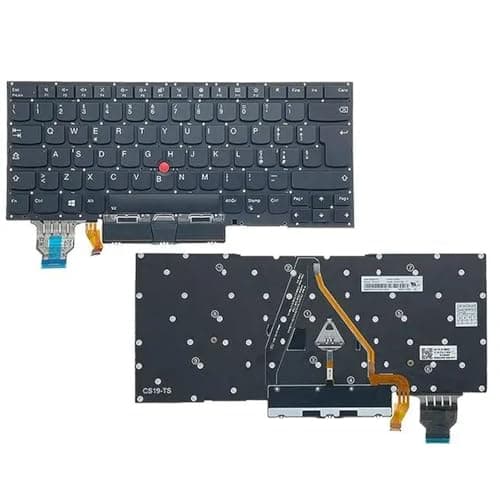 XINDIKBHUB Lenovo Tastiera Sostitutiva del Notebook per Thinkpad X1 Carbon 7th 8th Gen Layout in Italia con Retroilluminazione e Puntatore