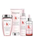 KÉRASTASE Genesis, Routine to Combat Hair Fall Due to Breakage, For Fine Hair, Contains Nourishing and Fortifying Shampoo, Conditioner, Leave-In Treatment & Heat Protectant Fluid, Quad Set - 1