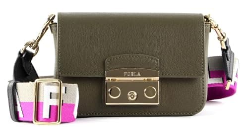 Furla Metropolis Mini Crossbody Webbin Salvia c + Marmo Violet