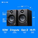 PreSonus Eris 3.5 Gen 2, Altoparlanti Attivi da Scrivania 3.5" per Multimedia, Gaming, Produzione Musicale di Qualità Studio, Potenza 50 W, Nero - 5