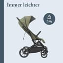 Inglesina Zenit 2 Kinderwagen, Sequoia Green, Kompakt und Leicht, Bis 22 kg, Rückenlehne 170° Verstellbar, Räder mit Federung, Breiter Sitz, Exklusive Amazon - 3