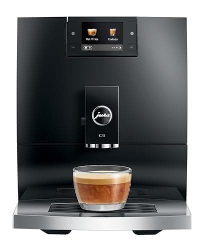 Jura - C9 Piano Black, Macchina da Caffè Automatica, Display a Colori 2.8", WiFi, 17 Bevande, Professional Aroma Grinder, Sistema Thermoblock, 1450W