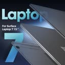 ProCase Protective Case for 15 Inch Microsoft Surface Laptop 7 2024 Release, Hard Shell Transparent Cover with Durable and Lightweight Design -Black - 4