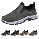 Generisch Scarpe da ginnastica da uomo, con suola spessa, antiscivolo, comode, da jogging, tinta unita, alla moda, traspiranti, per attività all'aria aperta, corsa, allenamento, sport, 38-44 EU - 5