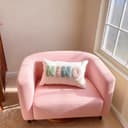 Cuscino decorativo personalizzato con ago perforato, cuscino con nome personalizzato fatto a mano per la camera dei bambini, cuscino con iniziale ricamo per la cameretta dei bambini, regalo ideale per - 6