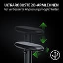Razer Iskur V2 X NewGen - Ergonomischer Gaming-Stuhl mit atmungsaktivem Gen-2 EPU-Leder mit Cooltouch Technologie - Integrierte Lordosenstütze - Breite Schulterbögen und Sitzfläche | Schwarz - 7