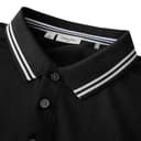 Calvin Klein Mens Campus Long Sleeve Polo Shirt - Black - M - 3