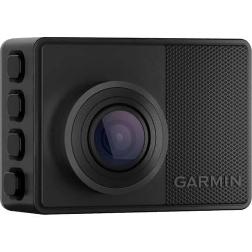 Garmin Dash Cam 67W, 1440p and Extra-Wide 180-degree FOV, Monitor Your Vehicle While Away w/ New Connected Features, Voice Control, Compact and Discreet, Includes Memory Card