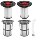 2 Stück Ersatzfilter für Bosch Unlimited Gen2 Serie 8 Staubsauger kompatibel mit Bosch 12036642, 12023349 HEPA Filter mit 2 Fusselschutz und Reinigungsbürste - 1