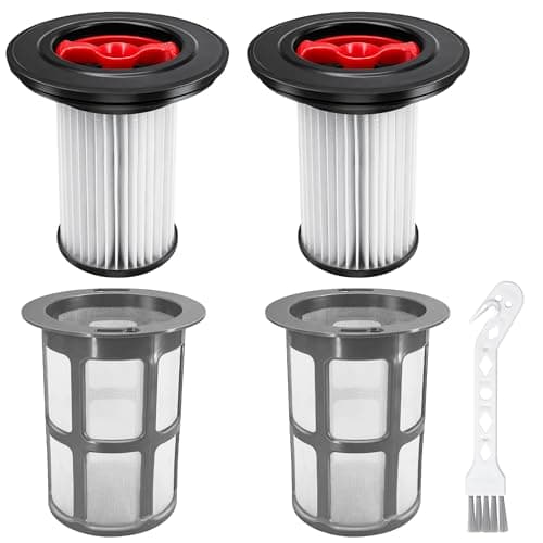2 Stück Ersatzfilter für Bosch Unlimited Gen2 Serie 8 Staubsauger kompatibel mit Bosch 12036642, 12023349 HEPA Filter mit 2 Fusselschutz und Reinigungsbürste
