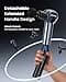 Pistola Massaggio Muscolare con Manico Staccabile, RENPHO Reach pistola per massaggi, 5 velocità, 4 testine massaggianti, LED, 2 in 1 Massaggiatore a Percussione Profonda, Nero - 2