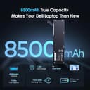 OiLLvi 97Wh Ersatzakku für Dell XPS 15 9550 9560 9570 7590, kompatibel mit Precision 5510 5520 5530 5540, Vostro 7500 7590, 11.4V - 2