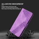 JayModCase Custodia per Oppo Realme GT Neo6 SE 5G con protezione per schermo, Custodia Pelle Sintetica Portafoglio con Magnetica a Scatto Slot per scheda Cavalletto per Realme GT Neo6 SE 5G - Viola - 3