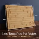 Deer & Oak Tabla de cortar de bambú de ciervo y roble (XL + XXL) - 5