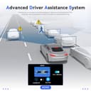 Inefala 4K Dash Cam Specchietto con WiFi/GPS/Control APP, 9.66'' Schermo Tattile Specchietto Retrovisore, Dashcam Auto Fronte Retro con Scheda SD 64G, ADAS, Sensore G, Registrazione Loop - 5