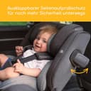 Osann Eno360 2 – 360 Grad drehbarer Kindersitz, i-Size Kinderautositz ab Geburt 0 – 12 Jahre, mitwachsender Reboarder mit Isofix (40-150 cm) – All Black - 5