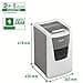 LEITZ IQ Autofeed 150 P-5 Office, Distruggidocumenti Automatico, 150 Fogli, Taglio a Frammenti, Sicurezza P-5, Capacità 44 litri, 80140000 - 5