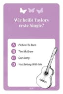Kartenspiel: Das inoffizielle Quiz für Taylor Swift-Fans. Mit über 120 spannenden Quizfragen zu Leben, Karriere und Musik – für alle Swifties - 5