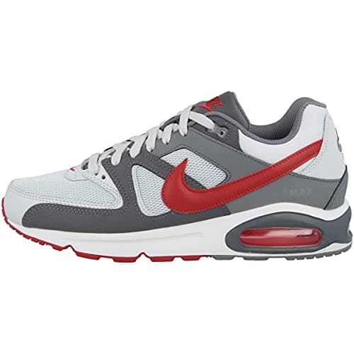 Nike Air Max Command, Herren Sneaker, Grau (Pure Platinum/Gym Red-Dark Grey 049), 43 EU (8.5 UK)
