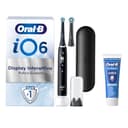 Oral-B Spazzolino Elettrico Ricaricabile iO 6N Nero, 1 Spazzolino Elettrico, 2 Testine Di Ricambio, Custodia Da Viaggio + 1 Dentifricio Oral-B Pro Expert, Pulizia Denti Efficace - 1