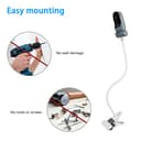 HOLACA Flexible Clip Mount + Base Connect for Owlet Cam 2, Adjustable 360 Degree Mount for Owlet Cam 2 Baby Monitor (Clip Mount) - 6