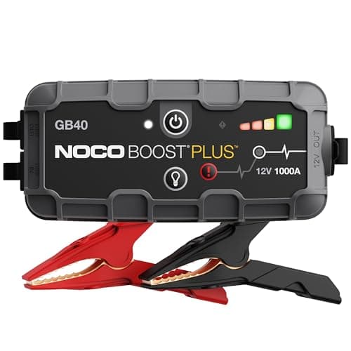 NOCO Boost HD GB40 1000 Amp 12 Volt UltraSafe Portable Lithium Car Battery Starter Pack, Jump Starter Power Bank and Booster Cables for up to 6-Litre Petrol and 3-Litre Diesel Engines