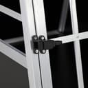 CADOCA® Trasportino Cani XXL 97x90x70cm Richiudibile Alluminio Impermeabile Box Auto Cagnolini - 3