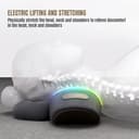 Fisiorest 3 in 1 Neck Massager, Heated Massage Neck Pillow, Cervical Massage Traction Bed Back Pillow, Sleeping Cervical Massage Pillow, Relax Cervical Vertebra (Black) - 5