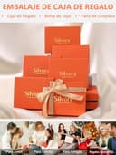 Silvora Cadena Plata de Primera Ley 925 Mujer Apilable con Colgante Collar Minimalista Rolo Cable 46cm 1.5mm Regalo Madre Amiga Pareja - 7