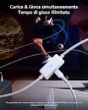 INIU Cavo di collegamento VR Premium da 4,9 m con ricarica, USB 3.0 compatibile con Meta Quest 3s, Oculus Quest 3/2/Pro, Pico 4, PC VR e Steam VR, perfetto accessorio per realtà virtuale bianca - 2