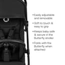 Bugaboo Butterfly 2 Lightweight Travel Stroller Cabin Size - Set with Bumper Bar - One-Hand Fold Portable Pushchair, Baby Buggy with Reclining Seat, Storage Basket, Carry Strap – Desert Taupe - 7