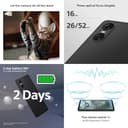Sony Xperia 10 VI - 6.1 Inch 21:9 Wide OLED - Three optical focal lengths - Lightweight - Android 14 - SIM free - 128GB storage - IP65/68 rating - Dual SIM hybrid 1-36 months warranty - Black - 3