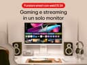 LG UltraGear 32G810SA Monitor Gaming 32", UHD 4K, IPS 1ms, 144Hz, Funzioni Smart con webOS 24, HDR 400, G-Sync Compatible, AMD FreeSync Premium, VRR, Speaker 14W, HDMI 2.1, USB-C, WiFi, BT, Bianco - 2