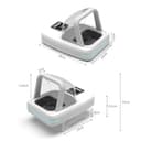 Comedero Automático para Gatos, Alimentador de Microchip para Mascotas con Colgante de Collar RFID, Detecta 134,2 kHz 15 Dígitos de Identificación de Chip para Mascotas, Evita El Robo de Alimentos - 8