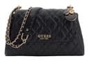 GUESS shoulder bag cross body bag Isemay Convertible Xbody Flap Bag Black - 1