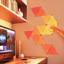 Nanoleaf Shapes Triangle Starter Kit, 4 Triangoli Luminosi LED RGBW Smart, Applique da Parete Interno Modulari, Luci Led 16M Colori WiFi, Funziona con Alexa, Sincronia Musica e Monitor, Deco e Gaming - 7