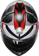 AGV K6 S Karve Casco, nero opaco/rosso/bianco, XL (61/62) - 2