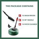 Bosch Hochdruckreiniger Haus- und Auto-Reinigungsset (mit Terrassenreiniger, Waschbürste und 90°-Düse; im Karton) - 2