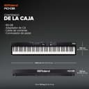 Piano de escenario Roland RD-08 | Sonido y ejecución RD auténticos | Diseño estilizado | Teclado PHA-4 contrapesado de 88 notas | Características ampliables | +3.000 sonidos integrados - 6