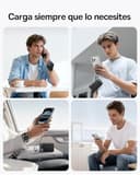 Baseus FC11 Powerbank 45W 20000mAh con 2 Cables USB-C Integrados, Batería Externa de Carga Rápida con Pantalla LED, Mini Power Bank para iPhone 17/16/15/14 Pro MAX, iPad, Samsung, Negro - 8