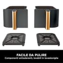 Ninja Foodi Max Dual Zone Friggitrice ad Aria, 2 Cestelli Antiaderenti, 9.5L, 6 in 1, Massima Croccantezza, Senza Olio, Cottura Arrosto, al Forno, Essicazione, 8 Porzioni, Rame/Nero, AF400EUCP - 2