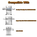 Griglia di ricambio per bruciatore laterale a infrarossi S83012 per Napoleon Grill Parts Prestige 500 665 LEX 485 Rogue SE 425 Prestige Pro 500 665 LEX485 LEX485RSIBNSS-A P500RSIBPSS-3 PRO500RSIBPSS-3 - 4