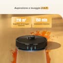 roborock Q7 M5 Robot Aspirapolvere Lavapavimenti con Mappatura, 10.000 Pa, Anti-groviglio, Quantità d'acqua Regolabile per il Lavaggio, Auto Boost sui Tappeti, Controllo APP, Nero - 4