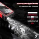 EAFC Booster Avviamento Auto 2000A 12V Avviatore Portatile Batteria Auto/Moto (6.0L Benzina/4.0L Diesel) con LED, Cavi Intelligenti & Protezione Anti-Sovraccarico Compatibile SUV/Camion/Trattori - 4