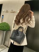 Fryloo Borse Borsa A Mano da Donna in Pu, con Manico Superiore Scomparti Interni, Cuciture Decorative, Casual per Il Lavoro Quotidiano, I Viaggi E L'uso-Beige - 7