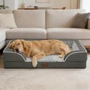 Casa Paw Orthopaedic Waterproof Dog Bed for Extra Large Dogs, Memory Foam, XL Dog Bed with Sides, Egg Crate Foam and Non-Slip Base, Jumbo Dog Couch Bed with Washable - 9