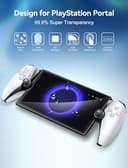 ivoler 2 Piezas Protector de Pantalla Compatible con PlayStation Portal Remote Player, Cristal Vidrio Templado Premium, Dureza 9H, Antihuellas, HD Transparente, Sin Burbujas - 2